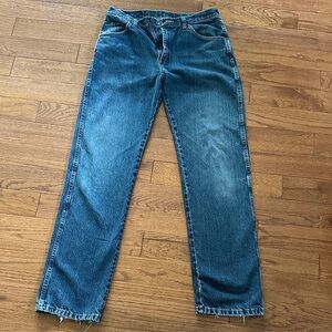 Wrangler Men's Denim Straight Jeans